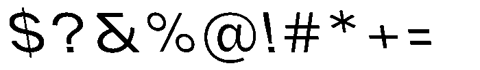 Phiano Gr LightSemExpBackslant Font OTHER CHARS