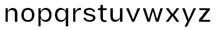 Phiano Gr LightSemiExpanded Font LOWERCASE