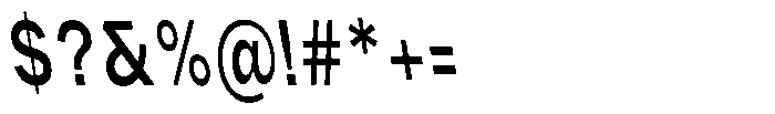Phiano Gr MdXCnBackslant Font OTHER CHARS