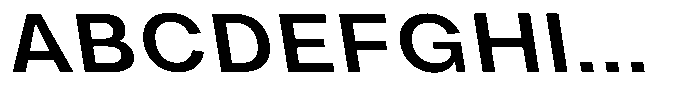 Phiano Gr MedExpBackslant Font UPPERCASE