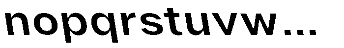 Phiano Gr MedExpBackslant Font LOWERCASE