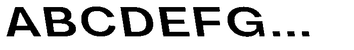 Phiano Gr MedExtExpBackslant Font UPPERCASE