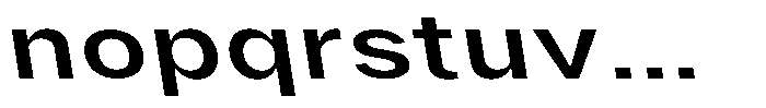 Phiano Gr MedExtExpBackslant Font LOWERCASE