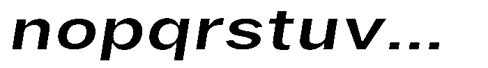 Phiano Gr MedExtExpSlant Font LOWERCASE