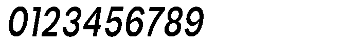 Phiano Gr MedExtraCondSlant Font OTHER CHARS