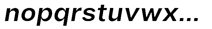 Phiano Gr MedSemExpSlant Font LOWERCASE