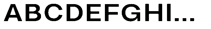 Phiano Gr MediumExpanded Font UPPERCASE