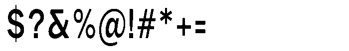 Phiano Gr MediumExtraCondensed Font OTHER CHARS
