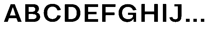 Phiano Gr MediumSemiExpanded Font UPPERCASE