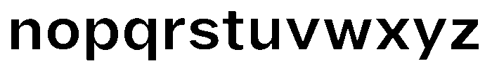 Phiano Gr MediumSemiExpanded Font LOWERCASE