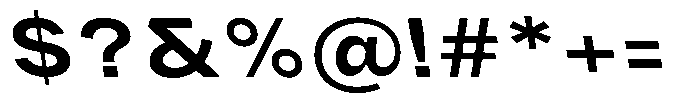 Phiano Gr SemBdExpBackslant Font OTHER CHARS