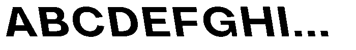 Phiano Gr SemBdExpBackslant Font UPPERCASE