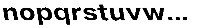 Phiano Gr SemBdExpBackslant Font LOWERCASE