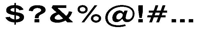 Phiano Gr SemBdExtExp Font OTHER CHARS
