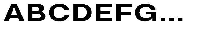 Phiano Gr SemBdExtExp Font UPPERCASE
