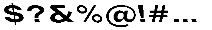 Phiano Gr SemBdExtExpBackslant Font OTHER CHARS