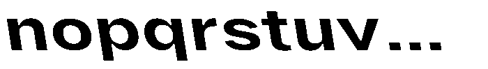 Phiano Gr SemBdExtExpBackslant Font LOWERCASE