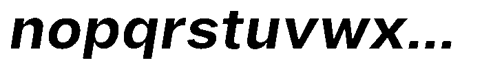 Phiano Gr SemBdSemExpSlant Font LOWERCASE