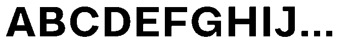 Phiano Gr SemiBoldSemiExpanded Font UPPERCASE
