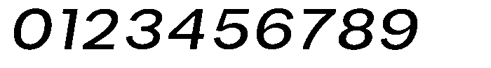 Phiano Gr SemiExpandedSlant Font OTHER CHARS
