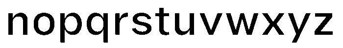 Phiano Gr SemiExpanded Font LOWERCASE