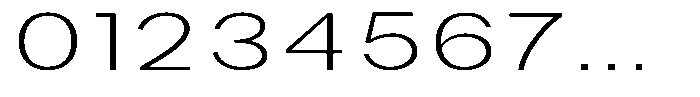 Phiano Gr ThinExtraExpanded Font OTHER CHARS