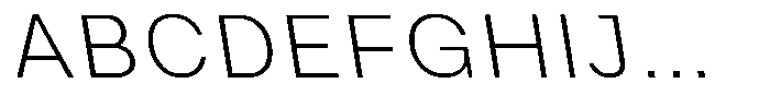 Phiano Gr ThinSemExpBackslant Font UPPERCASE
