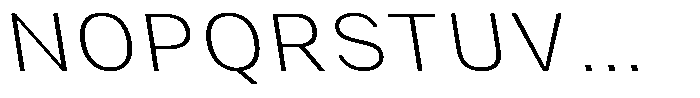 Phiano Gr ThinSemExpBackslant Font UPPERCASE