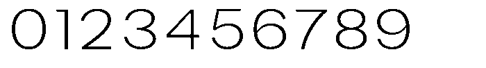 Phiano Gr ThinSemiExpanded Font OTHER CHARS