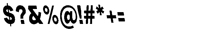 Phiano Gr XBdXCnBackslant Font OTHER CHARS