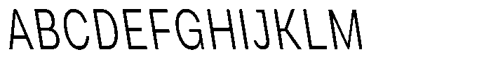 Phiano Gr XLtXCnBackslant Font UPPERCASE