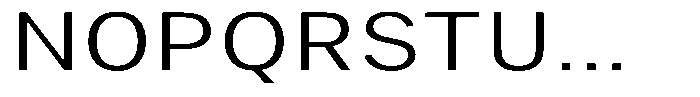 Phiano LightExpanded Font UPPERCASE