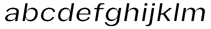 Phiano LightExpandedSlant FONT