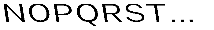 Phiano LightExtExpBackslant Font UPPERCASE