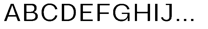 Phiano LightSemiExpanded Font UPPERCASE