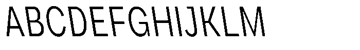 Phiano LtXCnBackslant Font UPPERCASE