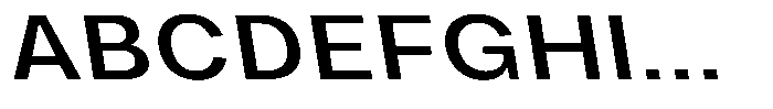 Phiano MedExpBackslant Font UPPERCASE