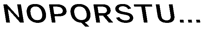 Phiano MedExpBackslant Font UPPERCASE