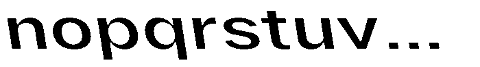 Phiano MedExtExpBackslant Font LOWERCASE