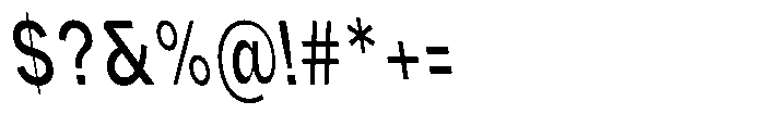 Phiano MedExtraCondBackslant Font OTHER CHARS
