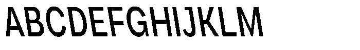 Phiano MedExtraCondBackslant Font UPPERCASE