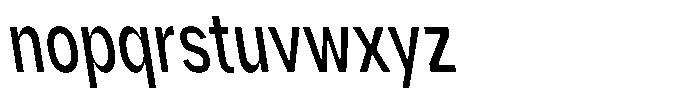 Phiano MedExtraCondBackslant Font LOWERCASE