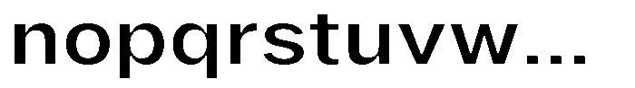 Phiano MediumExpanded Font LOWERCASE