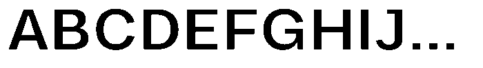 Phiano MediumSemiExpanded Font UPPERCASE