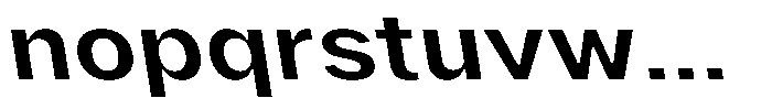 Phiano SemBdExpBackslant Font LOWERCASE