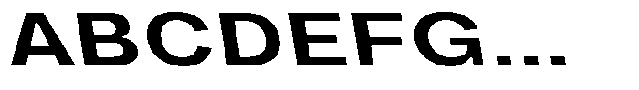 Phiano SemBdExtExpBackslant Font UPPERCASE