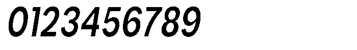 Phiano SemBdExtraCondSlant Font OTHER CHARS