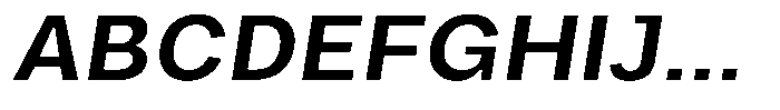 Phiano SemBdSemExpSlant Font UPPERCASE