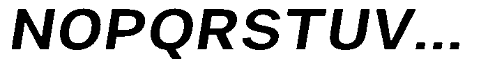 Phiano SemBdSemExpSlant Font UPPERCASE