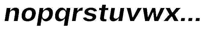 Phiano SemBdSemExpSlant Font LOWERCASE
